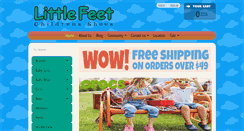 Desktop Screenshot of littlefeetkids.com